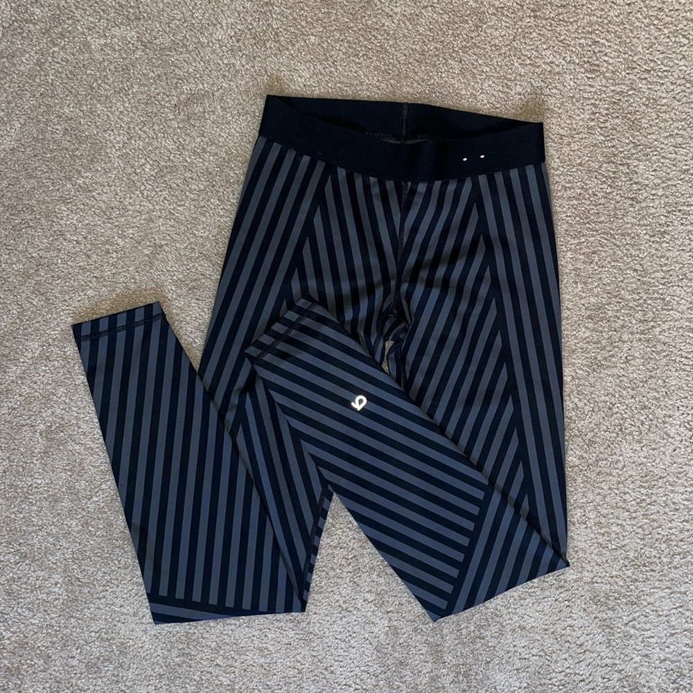 Gap Striped Athletic Leggings